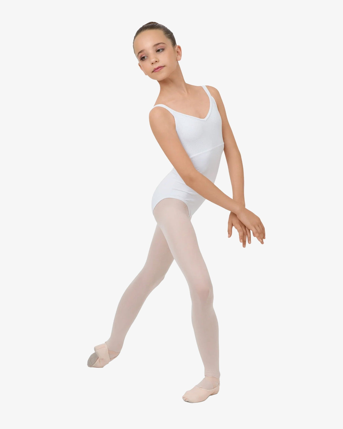 Justaucorps dos en dentelle - Enfant