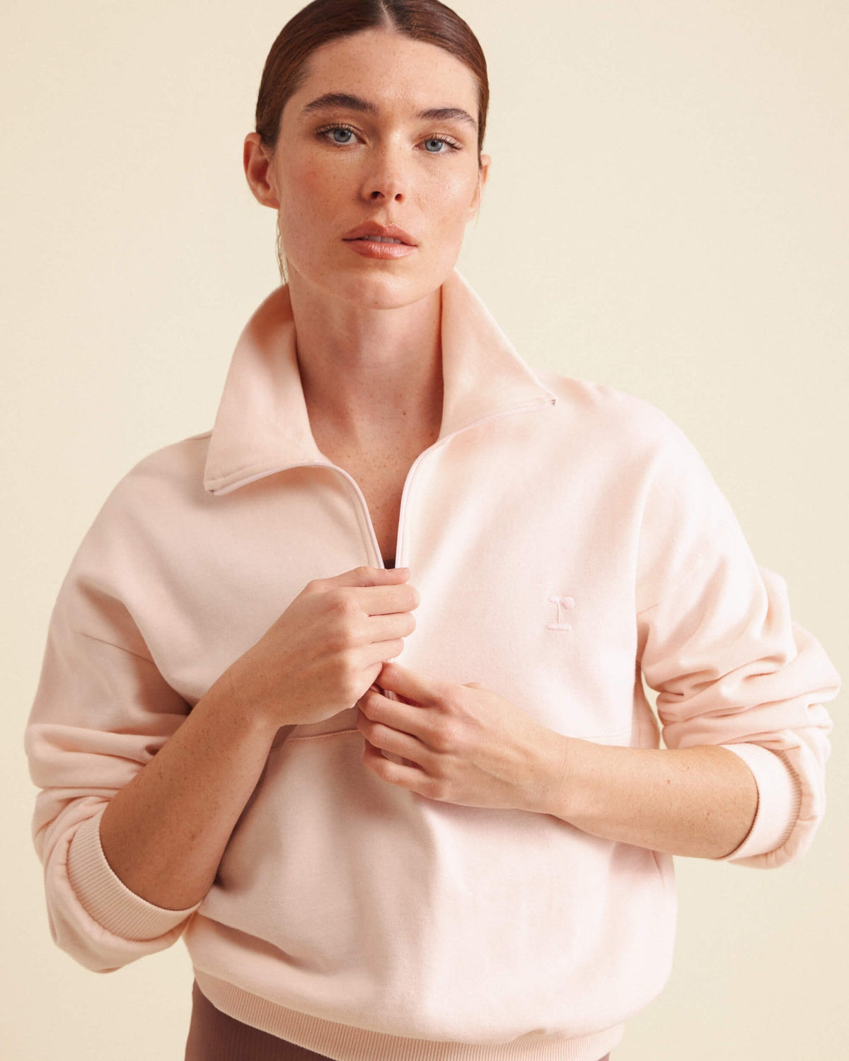 Sweat demi-zip Essentiels Repetto