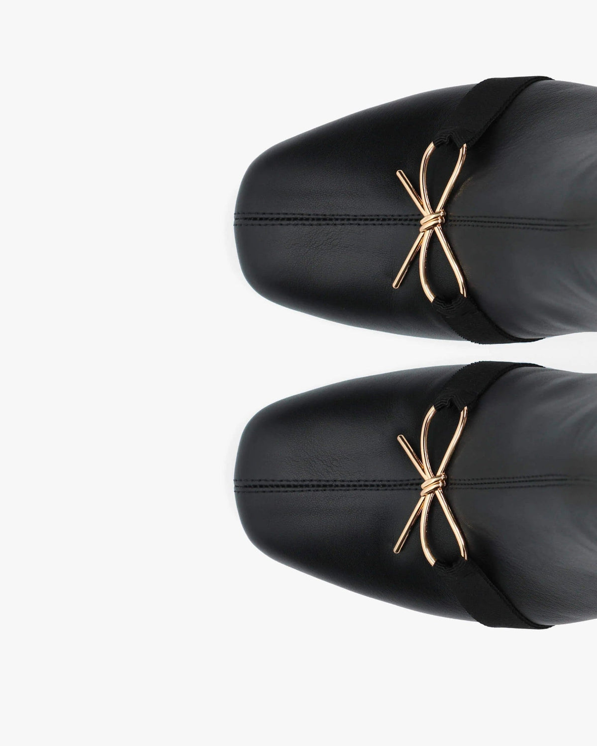 Bottines Phoebe - nœud métal plate