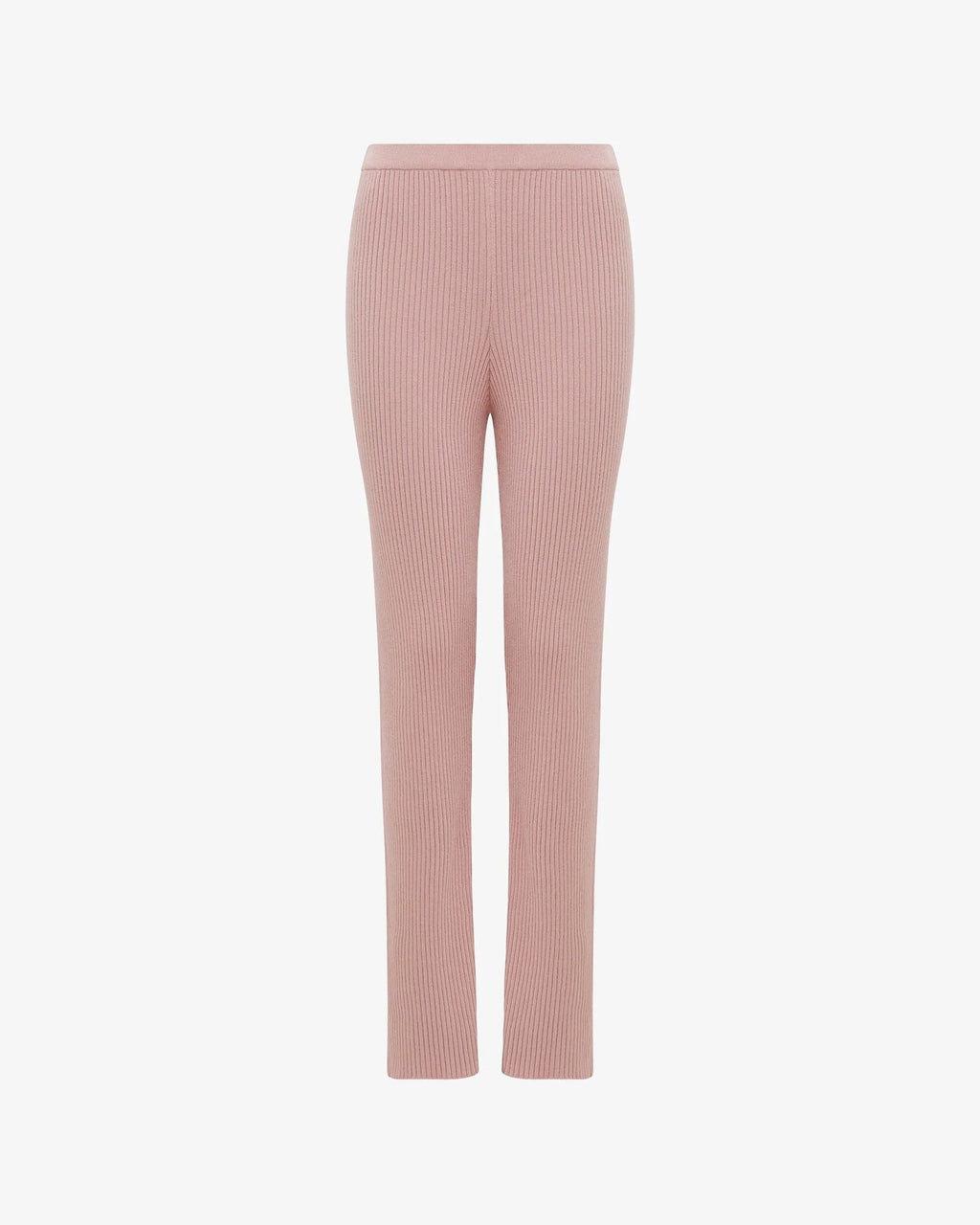 Pantalon en maille côtelée
