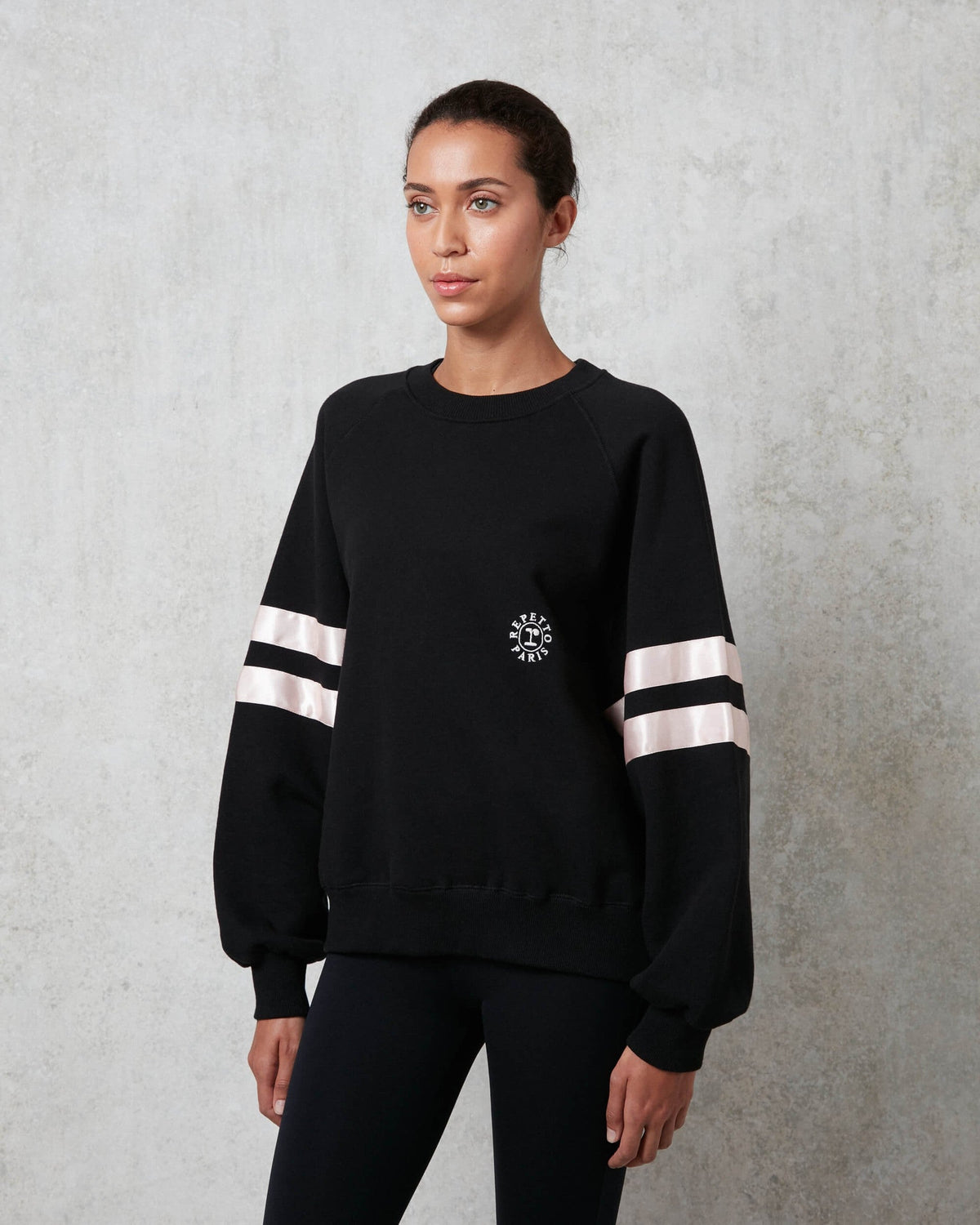 Sweat oversize Satin signature