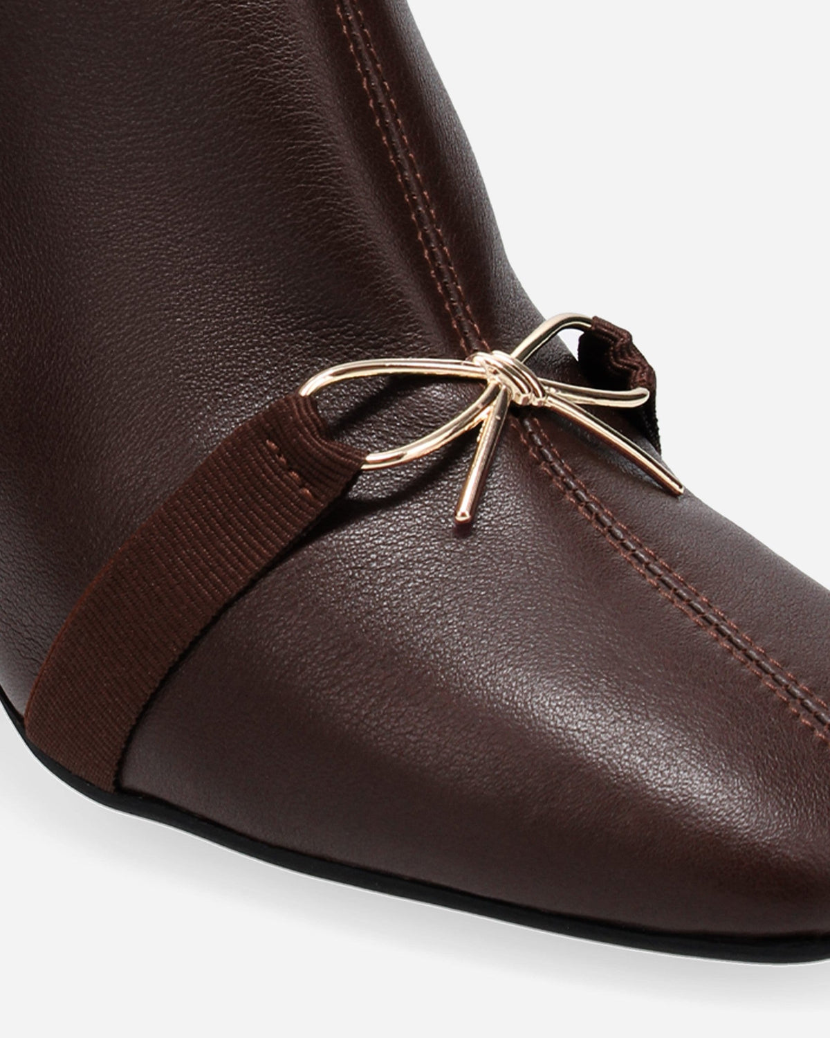 Bottines Phoebe nœud metal - semelle gomme
