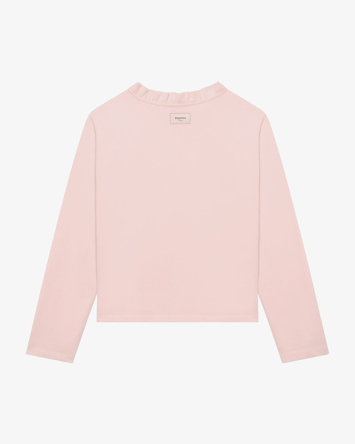 Sweatshirt col volanté